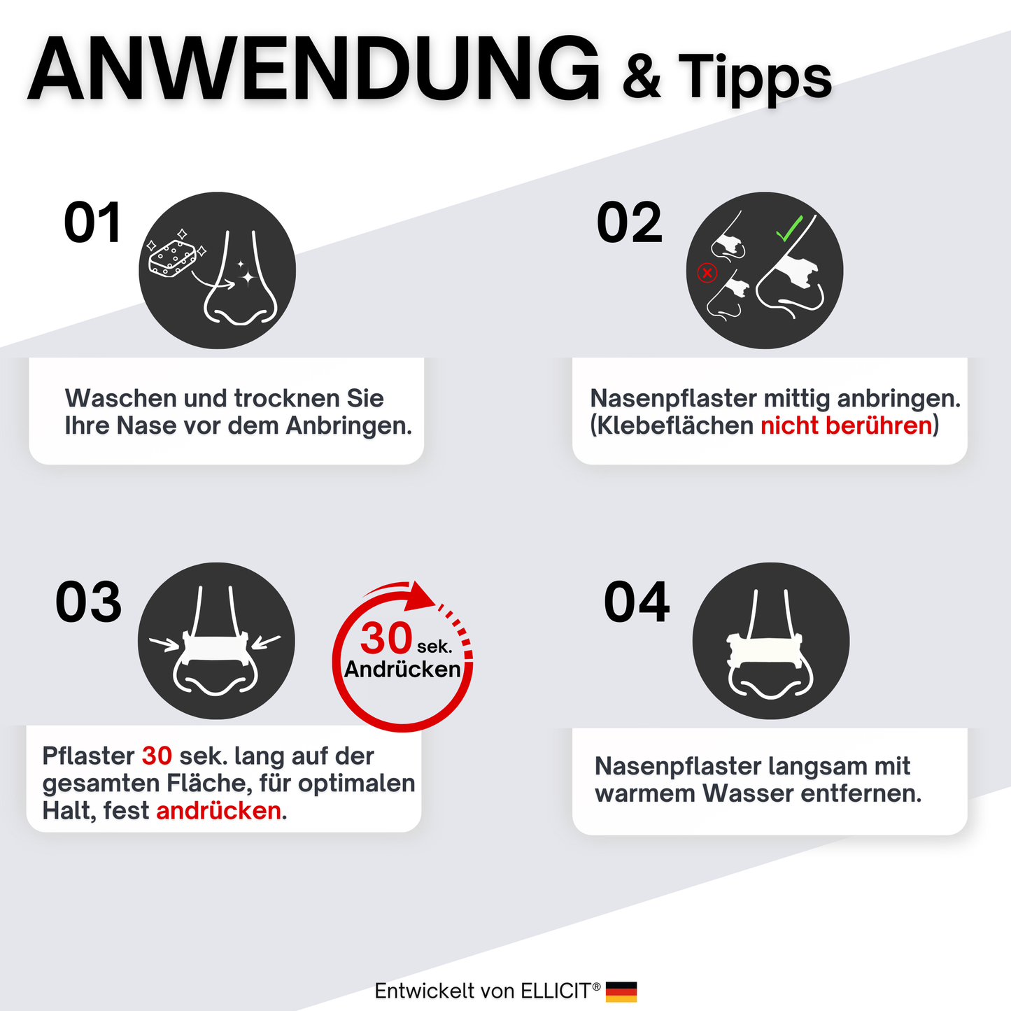 Nasenpflaster Performance