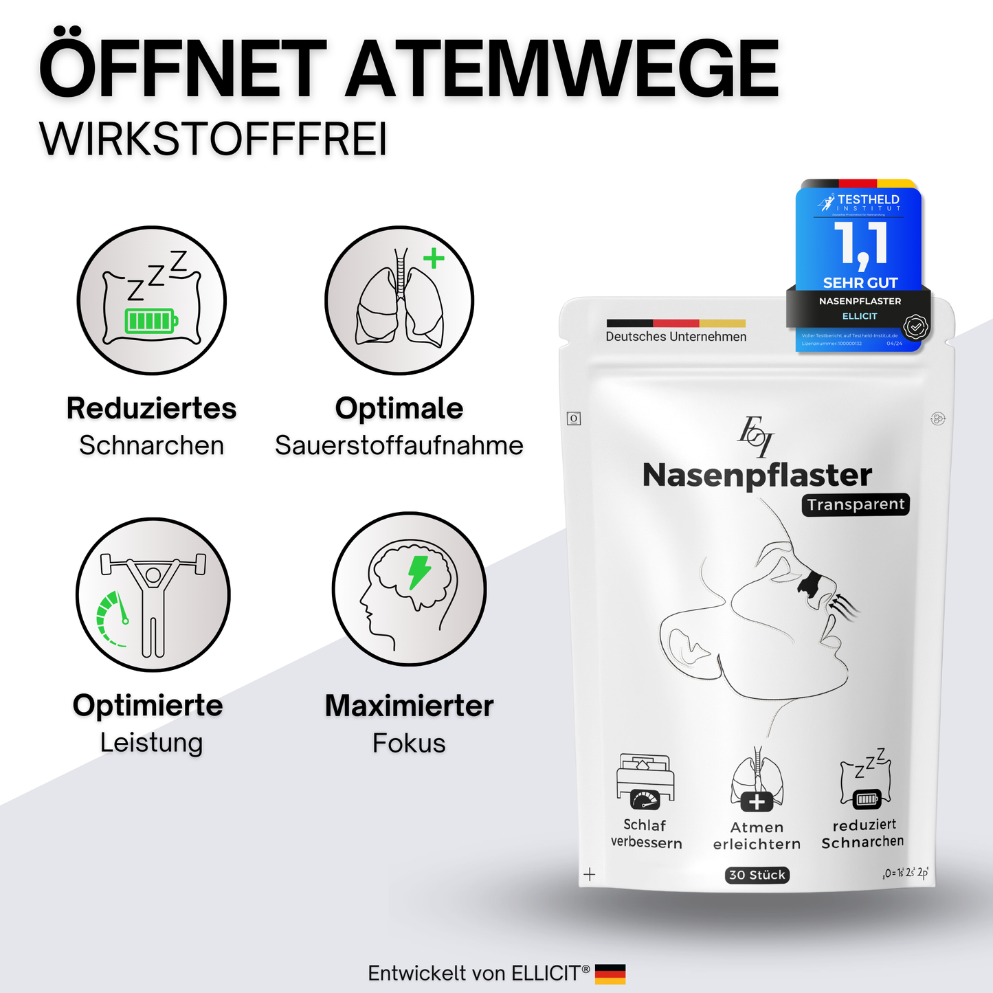 Nasenpflaster Transparent