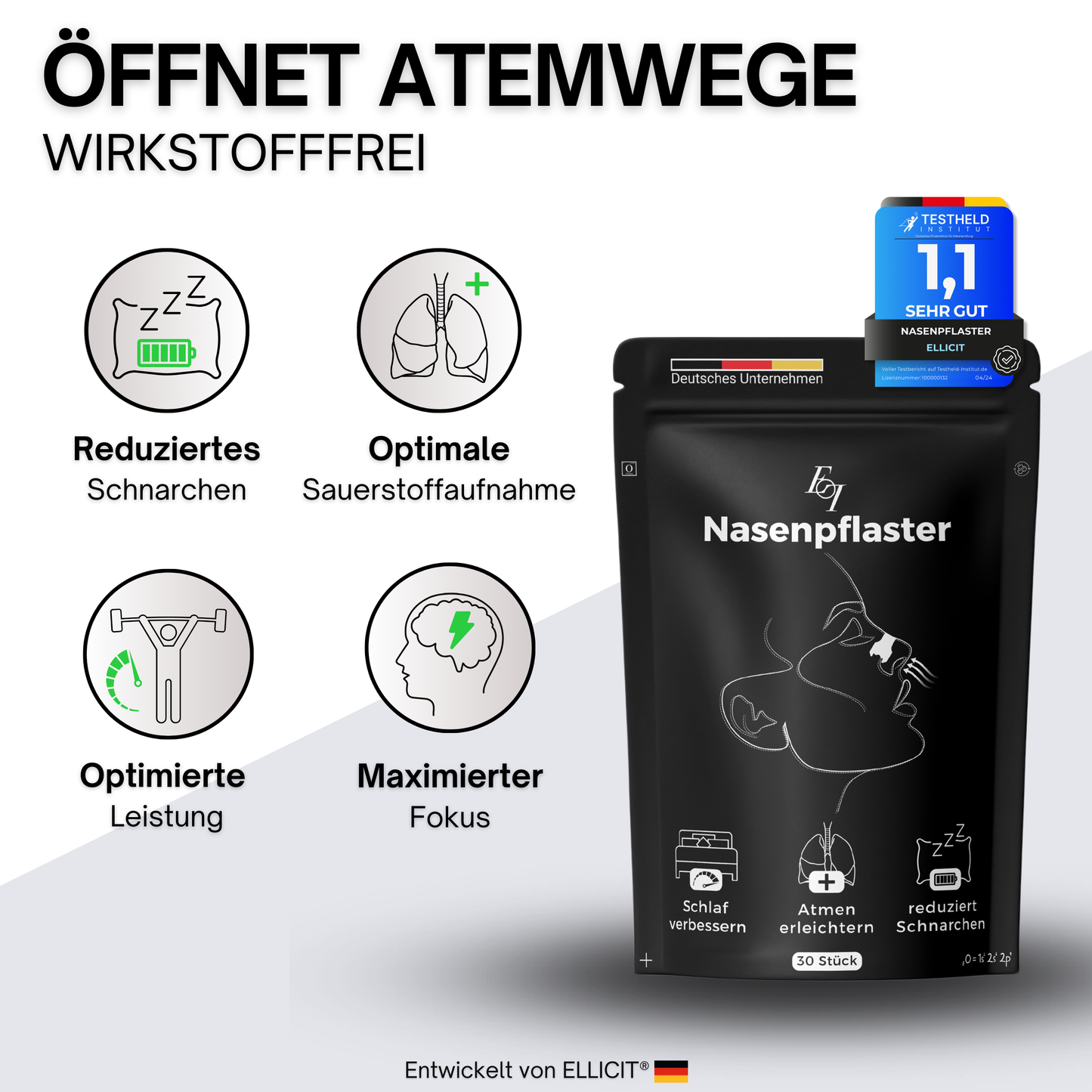 Nasenpflaster Performance