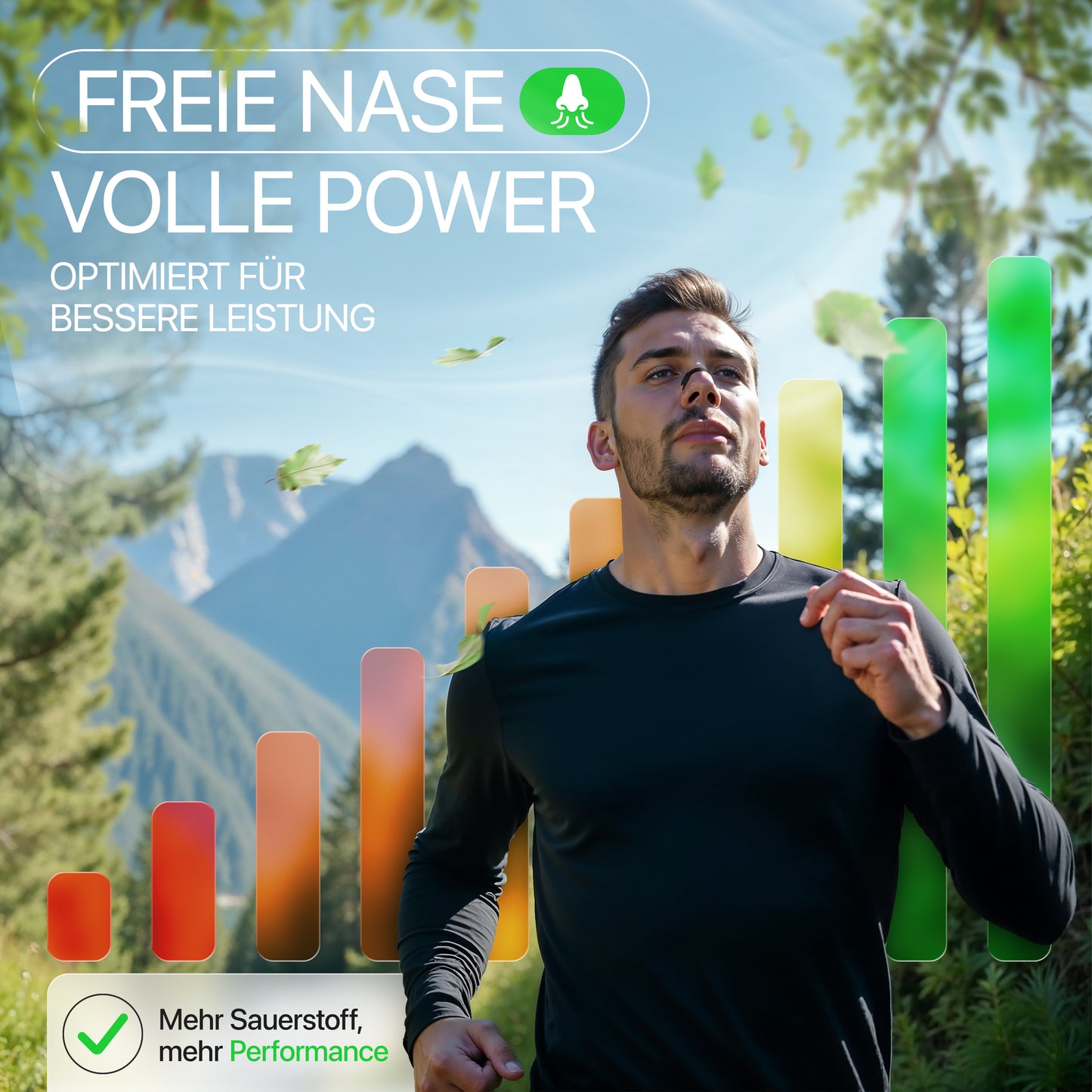 Nasenpflaster Performance